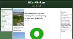 Desktop Screenshot of halsokliniken.nu